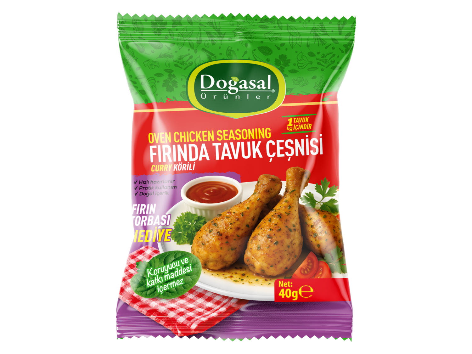 Körili Fırında Tavuk Çeşni 40 GR
